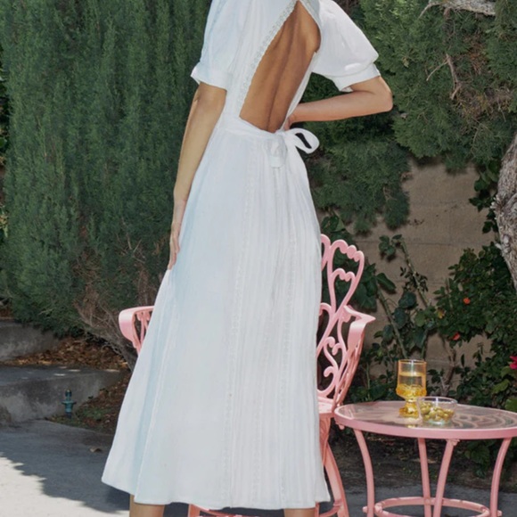 Spell Jolene Lace Cut Out MIDI - Picture 1 of 9